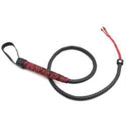 Correct Me Fouet Chinese Design 90cm Noir-Rouge